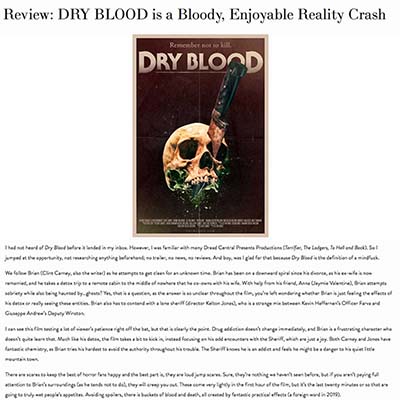 Review: DRY BLOOD is a Bloody, Enjoyable Reality Crash